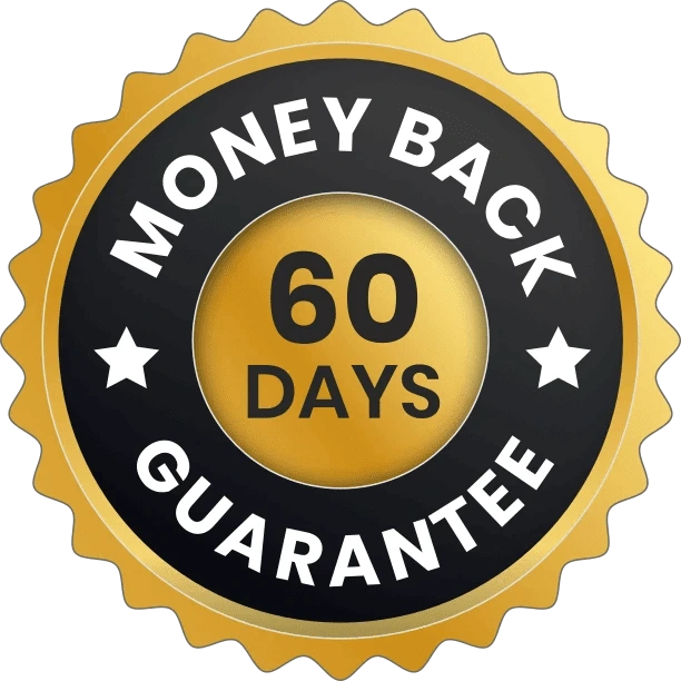 Soulmate Story 60-day money-back guarantee badge