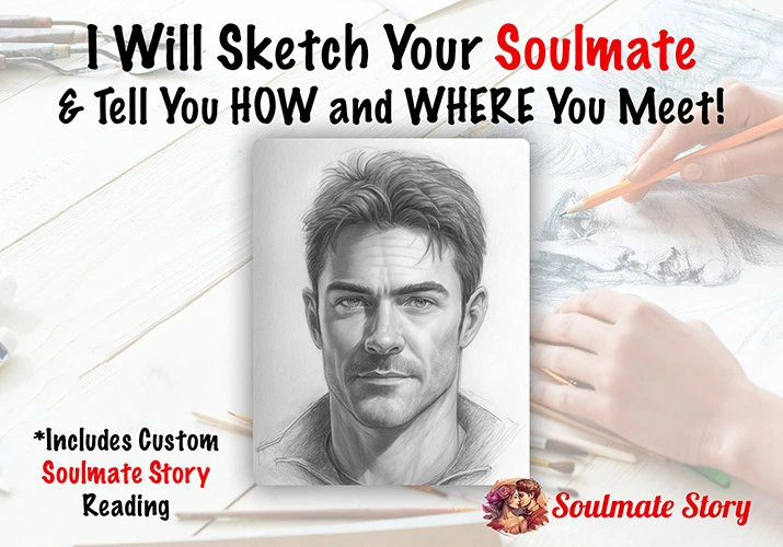 Soulmate Story sketch and reading, showing how and where you meet your soulmate